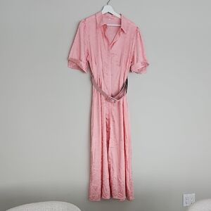 Elegant Pink Women's Dress